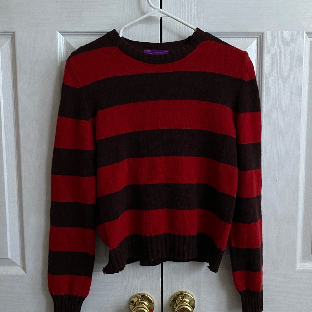 Red Striped Sweater